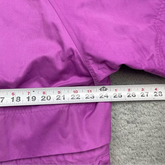 Vintage Vine Below Coat Womens‎ Large Zepel Treated Colorful Funky 80s Zip Snap - Picture 10 of 12